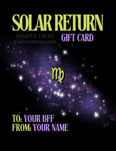 Load image into Gallery viewer, SOLAR RETURN (BIRTHDAY NEW YEAR)